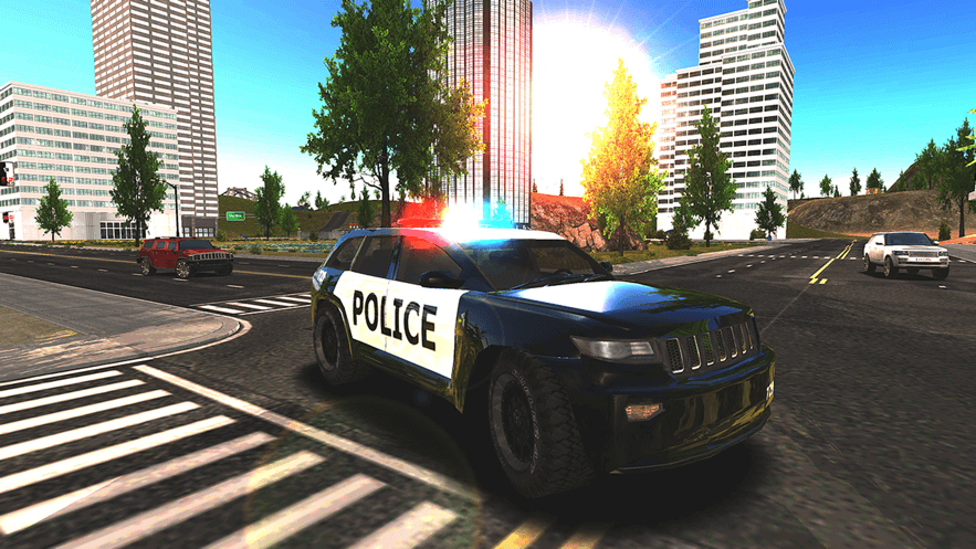 Crime City Police Car Driver Fungameshare Com Download Games For Chrome Ios Android - vehicle simulator roblox interceptor